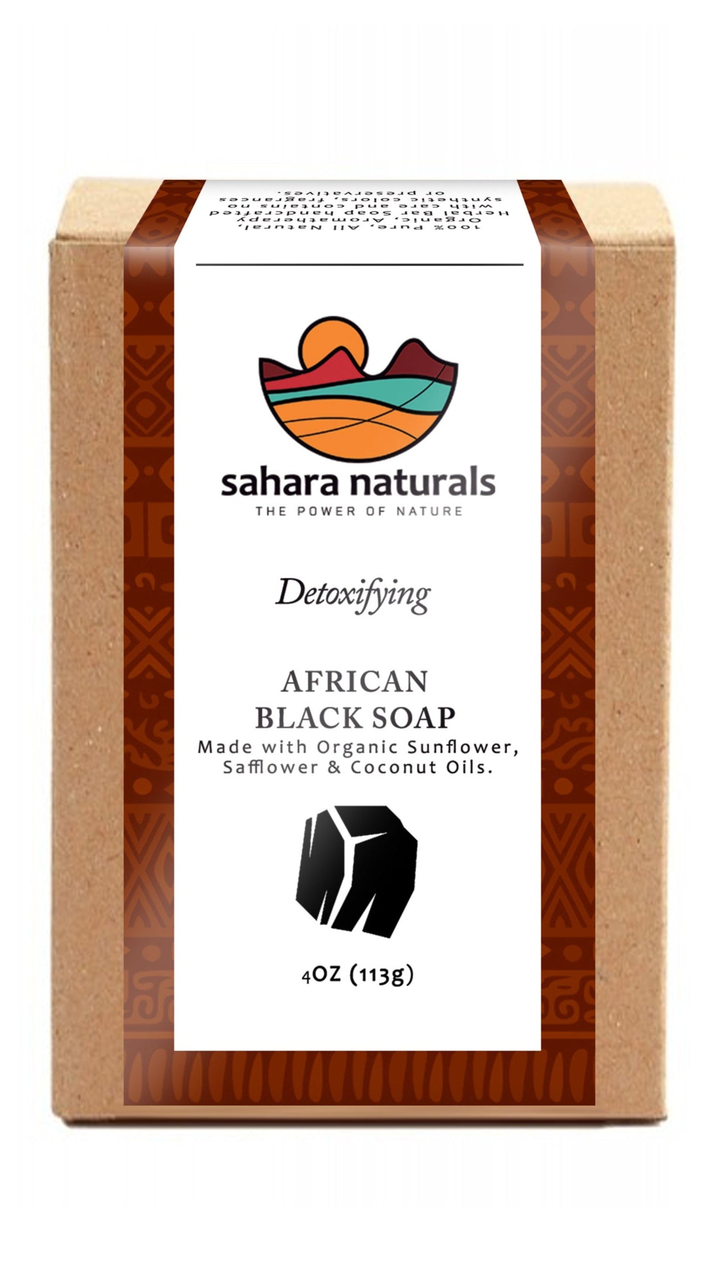 African Black Soap with Shea Butter + Charcoal