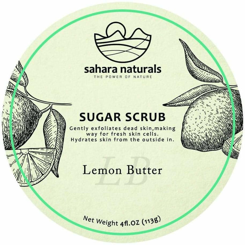 Demerara Sugar Scrub  Lemon Butter