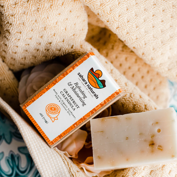 Grapefruit Calendula Soap