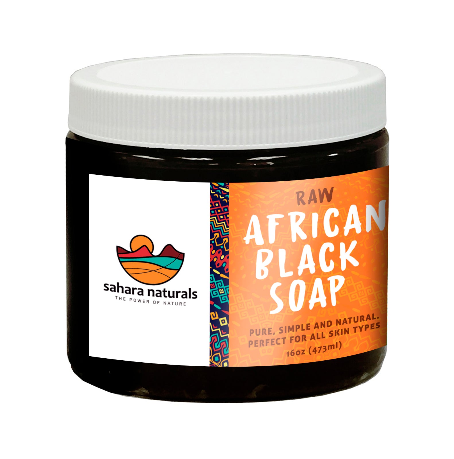 raw african black soap